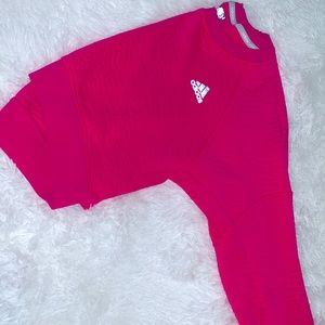 Adidas long sleeve cropped top